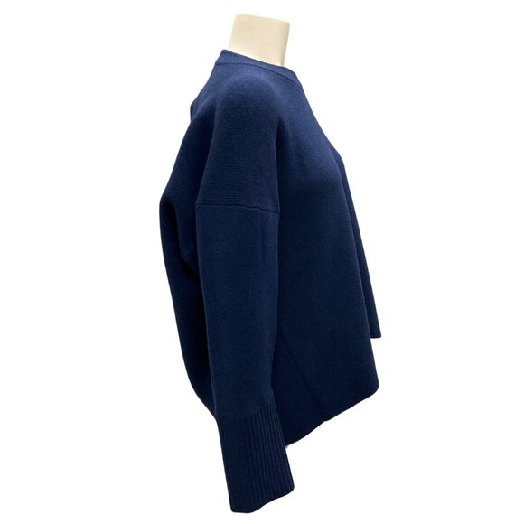 Proenza Schouler Blue Eco Cashmere Oversized Sweater - Picture 2 of 6